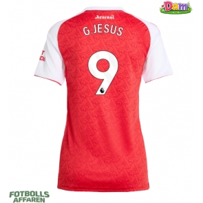 Arsenal Gabriel Jesus #9 Hemmatröja Kvinnor 2025-26 Kortärmad